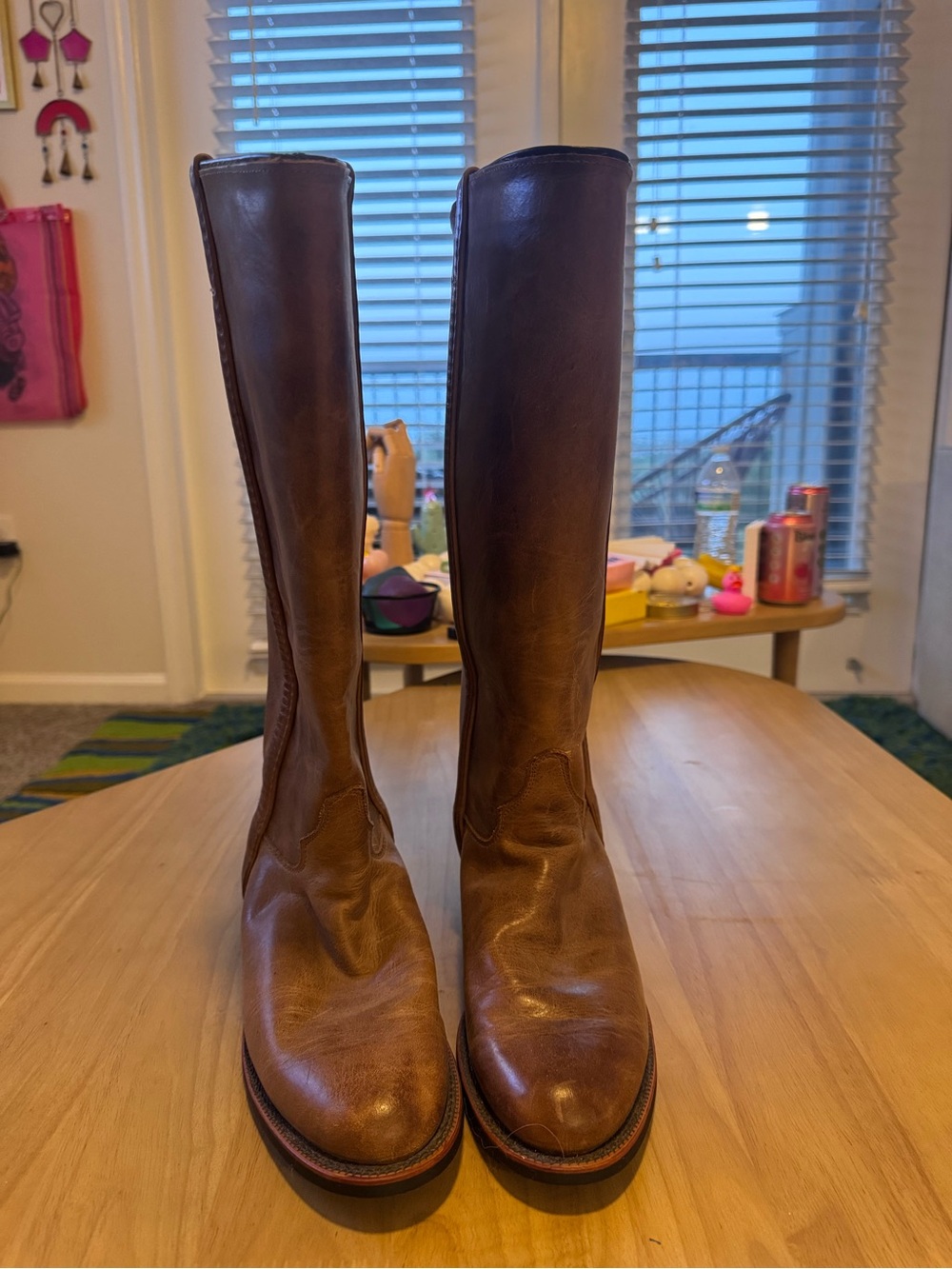 Justin Boots Women's Tall Leather Over-the-Knee Boots - Brown